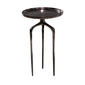9th & Pike(R) Black Aluminum Contemporary Accent Table - image 1