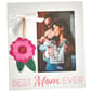 New View White Best Mom Ever Flower Icon Frame - image 1