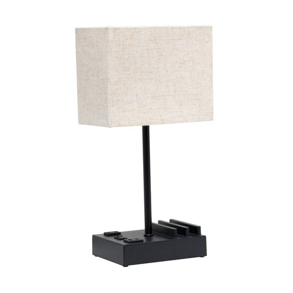 Simple Designs Modern Rectangular Multi-Use Light Table Lamp - image 