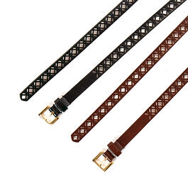 Plus Size Cejon 2 For 1 Perforated Belt