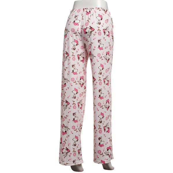 Juniors Peanuts™ Snoopy Cowboy Striped Pajama Pants w/Pockets