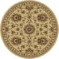 Tayse Sensation Charlotte Ivory Round Area Rug - 5'3 - image 1