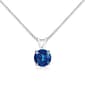 Haus of Brilliance 1/2ctw. Blue Lab Grown Diamond Pendant - image 1
