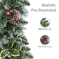 Puleo International 20ft. Adorned Snowy Silverton Pine Garland - image 4
