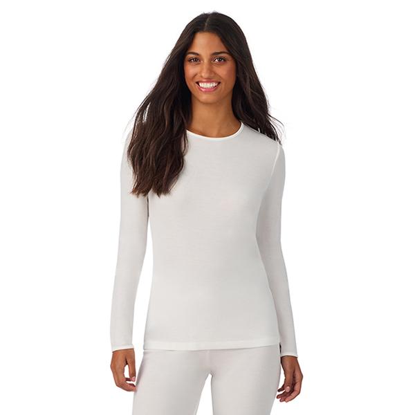 Womens Cuddl Duds® Soft Wear Long Sleeve Crew Neck