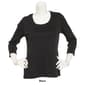 Womens Preswick &amp; Moore 3/4 Sleeve Scoop Neck Solid Top - image 8