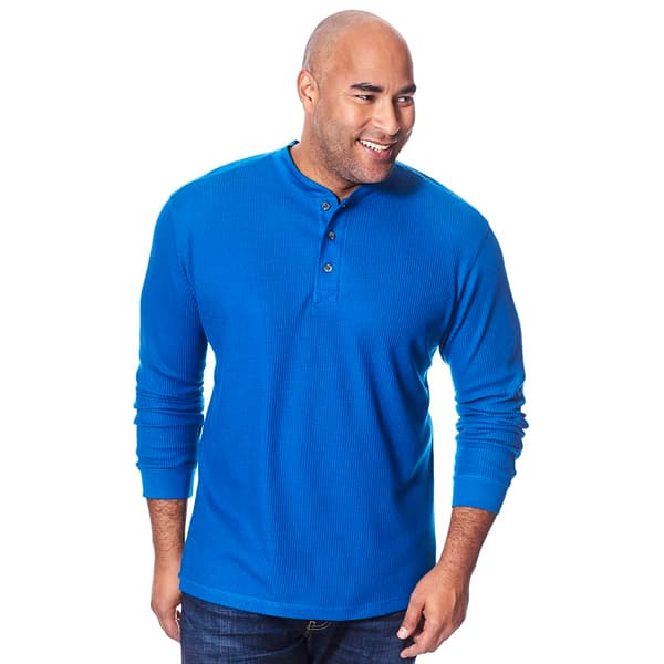 Mens Big &amp; Tall Alpine Lakes Thermal Long Sleeve Henley