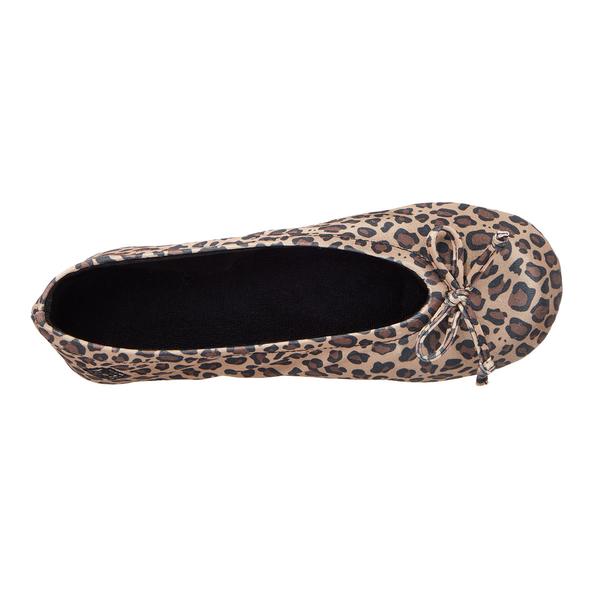 Womens Isotoner Satin Ballerina Slippers