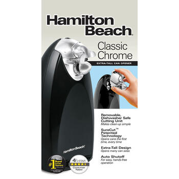 Hamilton Beach Extra Tall Can Opener - Gray