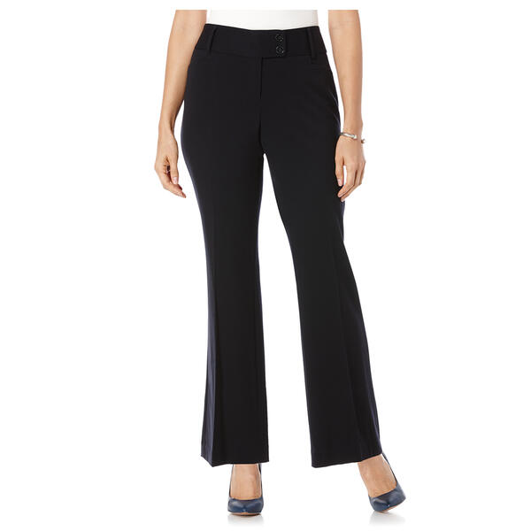 Womens Ella Rafaella(R) Gaberdine Curvy Fit Pants - image 