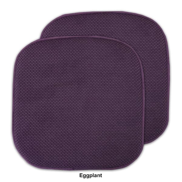 Sweet Home Collection Honeycomb Memory Foam Non-Slip Chair Pad