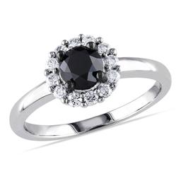 Diamond Classics(tm) 10kt. White Gold 1ct. Black Diamond Ring
