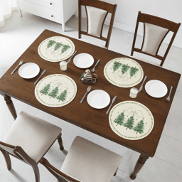 Avanti Avanti Linens Trees Round Placemats - Set of 4