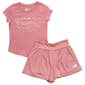 Girls &#40;7-12&#41; New Balance Floral Sneaker Tee with Shorts Set - image 1