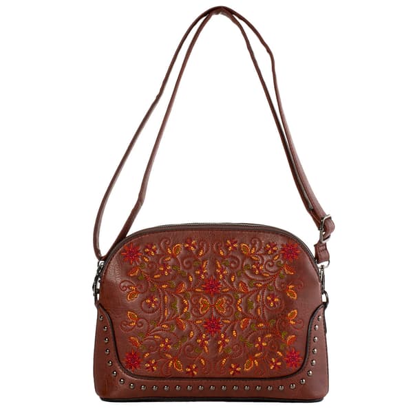 Sam & Hadley Embroidered Dome Crossbody