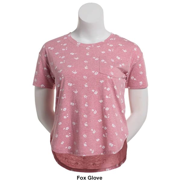 Womens Architect&#174; Short Sleeve Floral Pocket Tee