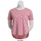 Womens Architect&#174; Short Sleeve Floral Pocket Tee - image 3