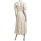 Juniors Trixxi Linen Square Neck Ruffle Trim Midi Dress - image 3