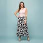 Womens 24/7 Comfort Apparel Black & White A Line Maxi Skirt - image 5
