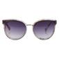 Womens Tropic-Cal Boardwalking Plastic Oval Sunglasses - Silver - image 2