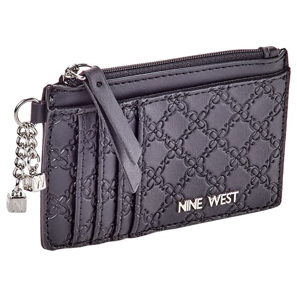 Womens Nine West Ryselle Embossed Card Case