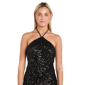 Juniors Morgan &amp; Co. Sequin Halter A-Line Dress - image 3