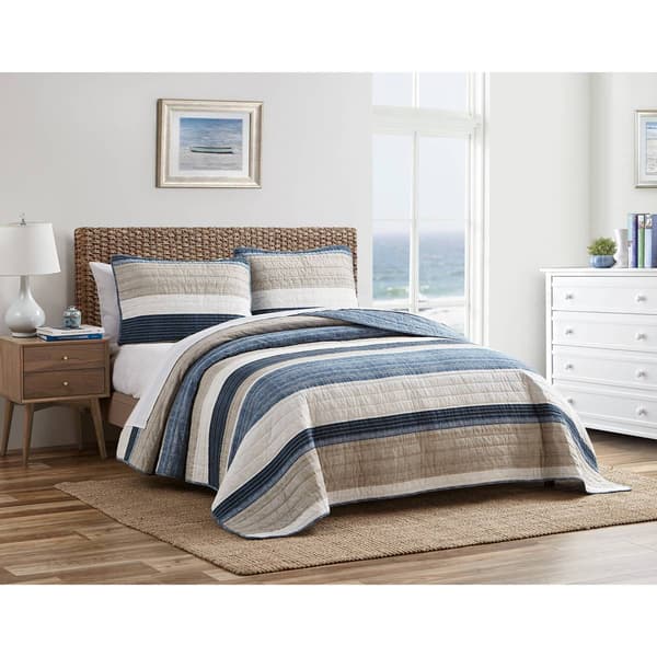 Nautica Ridgeport 136 Thread Count Reversible Quilt Set