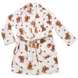 Girls Rene Rofe(R) Frostie Hugs Teddy Bear Robe
