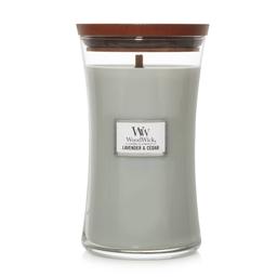 WoodWick® 21.5oz. Lavender & Cedar Candle