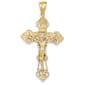 Gold Classics(tm) 14kt. Yellow Gold INRI Crucifix Pendant - image 1