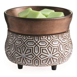 Candle Warmers Etc. Bronze Geometric 2-in-1 Wax Warmer