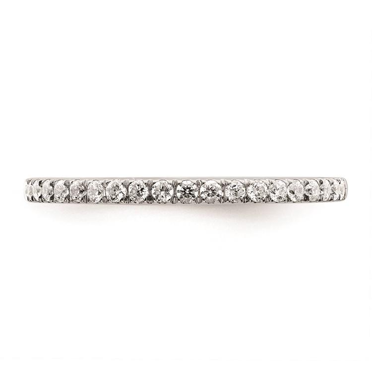 Pure Fire 14kt. White Gold Lab Grown Diamond Wedding Band
