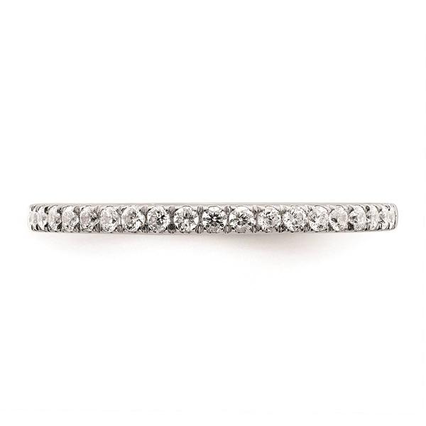 Pure Fire 14kt. White Gold Lab Grown Diamond Wedding Band