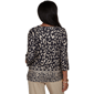Womens Alfred Dunner Travel Advisory 3/4 Sleeve Leopard Blouse - image 2