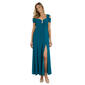 Womens R&amp;M Richards Cold Shoulder Rhinestone Ity Gown - image 1