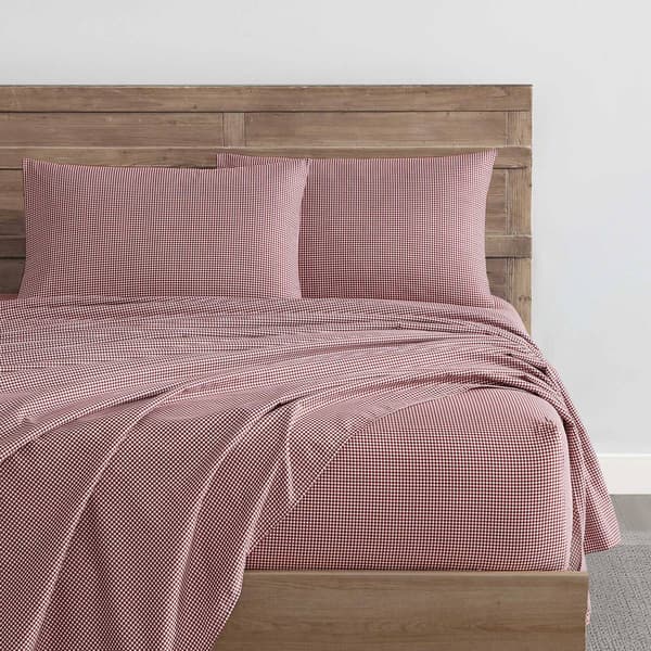 Nautica Bayside Plaid Flannel Sheet Set