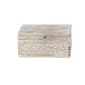 9th &amp; Pike® Carved Floral White Wood Storage Box - Set Of 3 - image 5