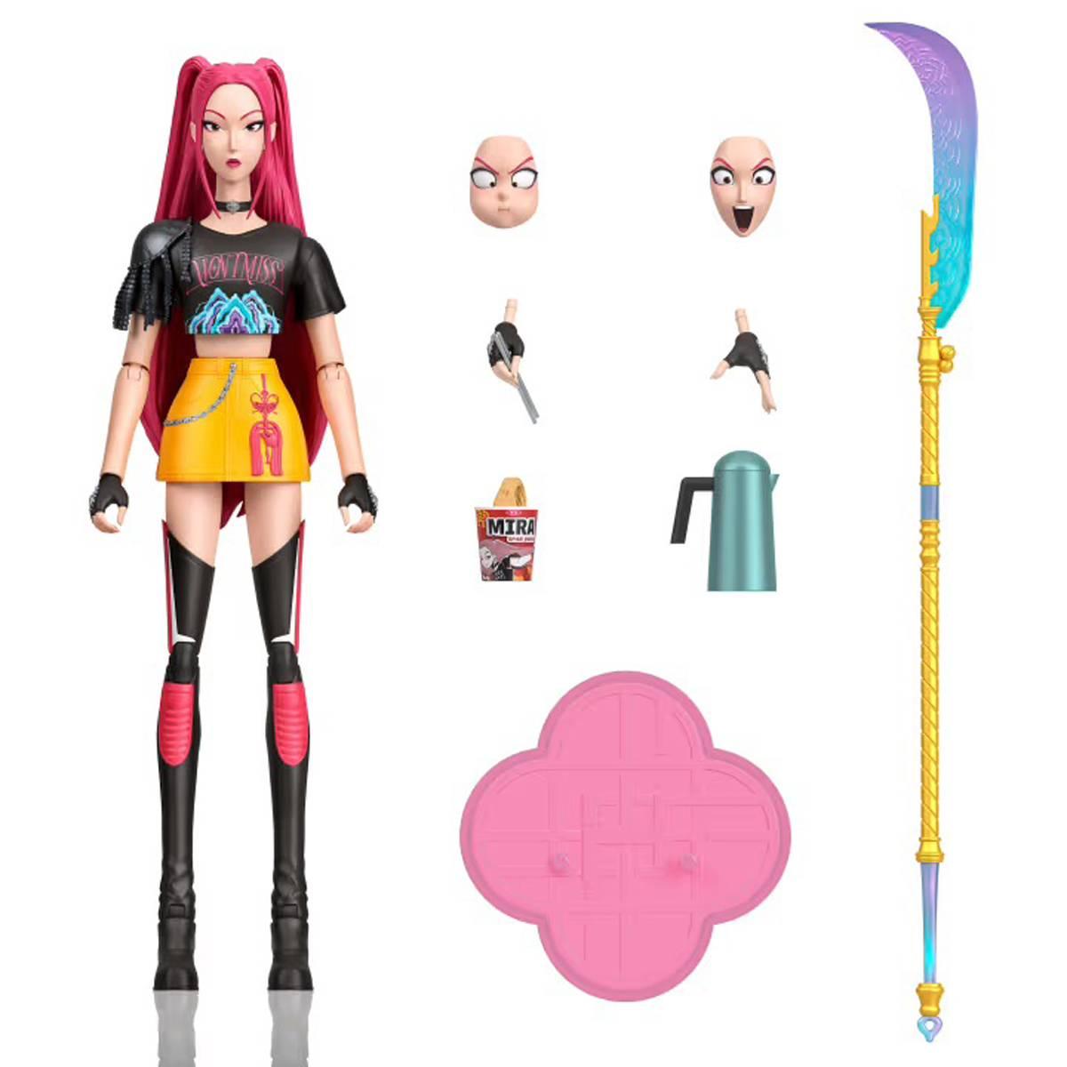 Mattel(R) K_POP Demon Hunters Huntr/X Mira 6-Inch Action Figure