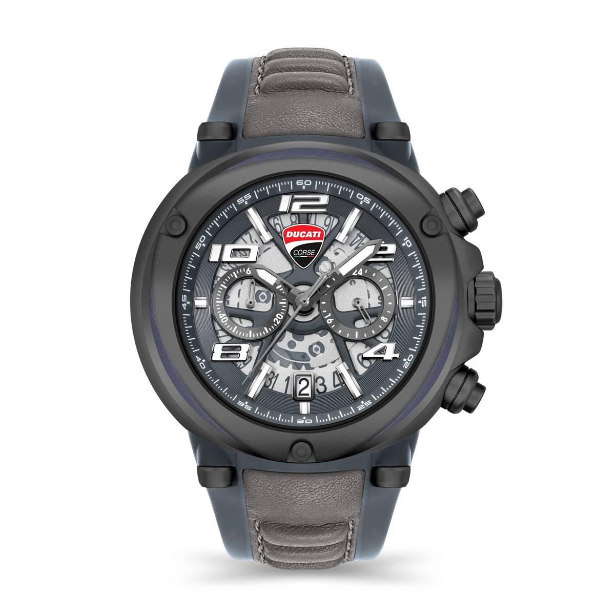 Mens Ducati Corse Partenza Grey/Blue/Gunmetal...