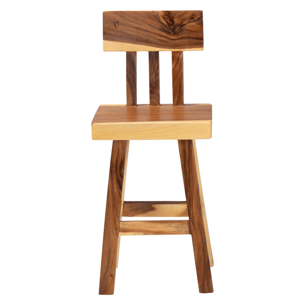 bali & pari Luli Suar Wood Counter Stool
