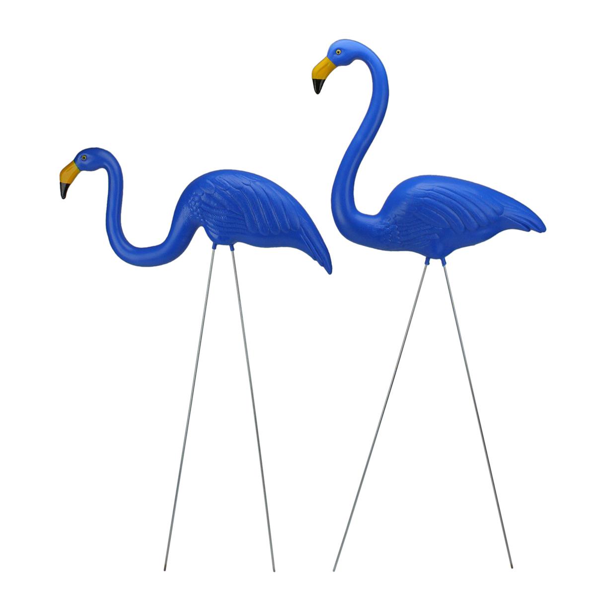 Northlight Seasonal 33in. Tropical Flamingo Lawn Stakes- Set of 2
