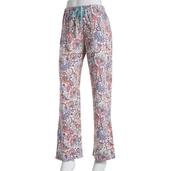 Womens Nautica Paisley Cotton Pajama Pants - image 