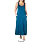 Plus Size 24/7 Comfort Apparel Sleeveless Maxi Dress with Pockets - image 5