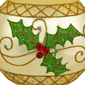 Northlight 2pk. Holly & Berries Christmas Glass Ball Ornaments - image 3