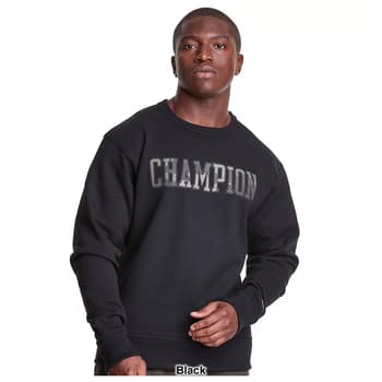 Champion men's best sale powerblend applique crew