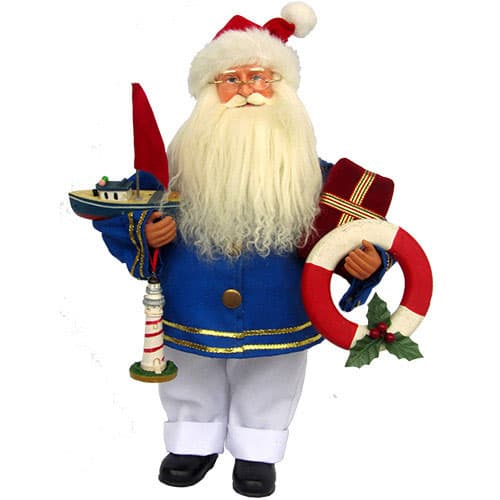 Santa's Workshop 15in. Coastal Santa Claus - image 