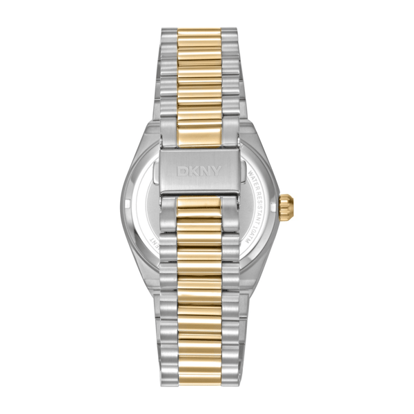 Mens DKNY Date Two-Tone Gold Stainless Steel Watch - DK1G135M0055