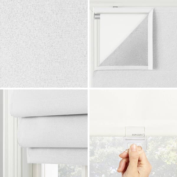 Sun Zero&#174; Bridger 100% Blackout Roman Shade