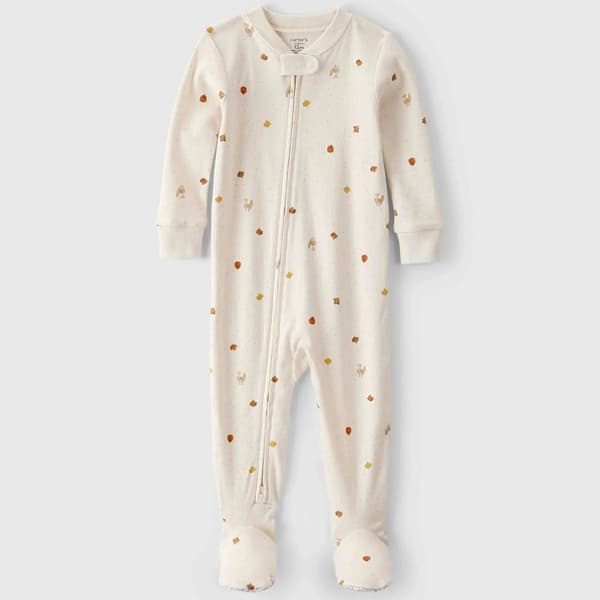Baby Unisex &#40;12-24M&#41; Carter''s&#40;R&#41; Thanksgiving Cotton Footed Pajamas