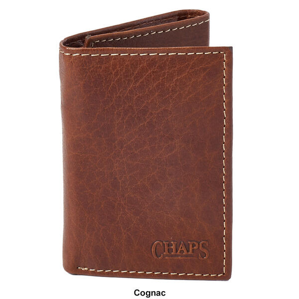 Mens Chaps Chaps Buff Oily Trifold Wallet